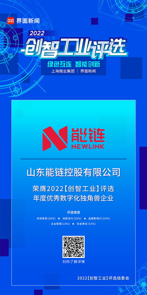 山東能鏈控股 以數(shù)字化之力，成就企業(yè)管理咨詢新典范——榮獲2022年度優(yōu)秀數(shù)字化獨(dú)角獸企業(yè)